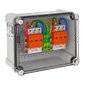   Obo napelemes csatlakozódoboz 2x1 PV-String, 2 WR-MPP 900V DC, világos szürke 5088410