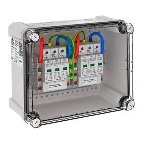   Obo napelemes csatlakozódoboz 2x1 PV-String, 2 WR-MPP 1000V DC, világos szürke 5088415