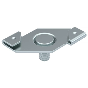   Obo tartókapocs álmennyezethez menetes csapszeggel M6x9mm M6x9mm, cinklamellás 1488601