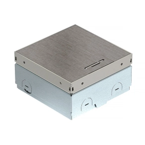   Obo szerelvénybeépítő egység üres Cross hatch dekorlemezzel 140x140x75 7368223