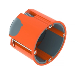   Obo szerelvénydoboz huzatmentes tűzálló gipszkarton falakhoz O68mm, H61mm, narancs / szürke 7204324