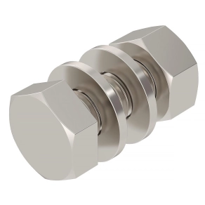   Obo hatlapfejű csavar anyával és alátéttel M10x30, nemesacél 3160757