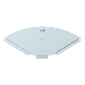   Obo fedél 90°-os sarokidomhoz B150mm, szalaghorganyzott, DIN EN 10346, cink 6036902