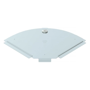   Obo fedél 90°-os sarokidomhoz B150mm, szalaghorganyzott cink/alumínium, Double Dip, DIN EN 10346, cink 6036952