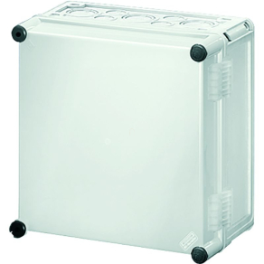   Hensel Mi-9201 Üres szekrény zsanéros, szürke fedéllel 315x300x214 mm