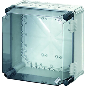   Hensel Mi-9210 Üres szekrény zsanéros, átlátszó magasított fedéllel 315x300x214 mm