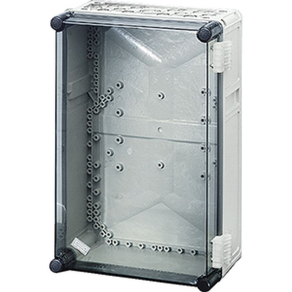   Hensel Mi-9300 Üres szekrény zsanéros, átlátszó fedéllel 315x450x170 mm