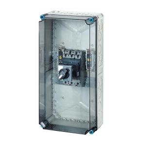   Hensel Mi-7431 Megszakítós szekrény 70 mm2 128-160A túlterhelés és rövidzár kioldóval 300x600x262 mm