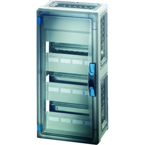   Hensel FP 1319 kiselosztó 36 modulosig, PE/N kapcsokkal, átlátszó ajtóval