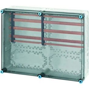   Hensel Mi-6655 Gyűjtősín szekrény vezetékkapcsok nélkül, gyűjtősín 400A, 600x450x170 mm