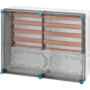   Hensel MI-6656 Gyűjtősín szekrény vezetékkapcsok nélkül, gyűjtősín 630A, 600x450x170 mm