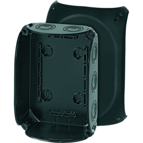   Hensel KF 1000 B kábelösszekötő doboz kapcsok nélkül, 130x180x77mm IP66 fekete, időjárásálló