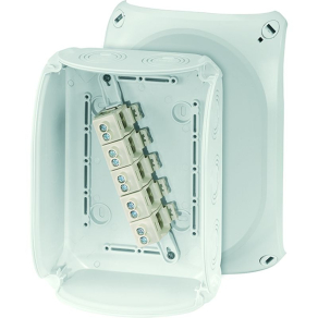   Hensel KF 1610 G Kábelösszekötő doboz kapcsokkal, 155x210x92mm IP66 szürke, időjárásálló