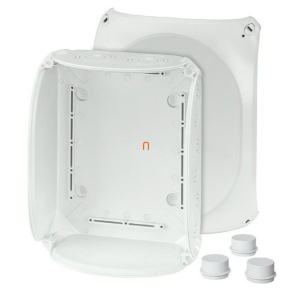   Hensel DK 2500 GZ kábelösszekötő doboz membrános, kapcsok nélkül, 255x205x112mm, 2 db M32 kábelbevezetéssel