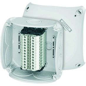   Hensel RK 0612 T Kábelösszekötő doboz sorkapoccsal 130x130x77mm szürke