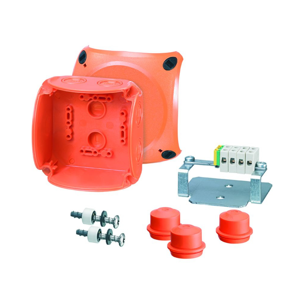 Hensel FK 0402 kábelösszekötő doboz 104x104x70mm E90 tűzállóság 62000180