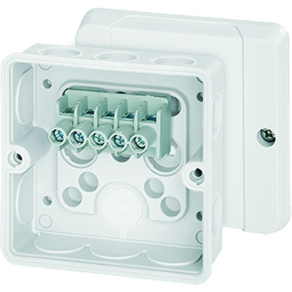   Hensel DE 9326 kábelösszekötő doboz membrános, kapcsokkal, 88x88x47mm 62000270