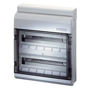   Hensel KV 2636 kiselosztó, 36 modulos, 2 soros, átlátszó ajtó, IP54