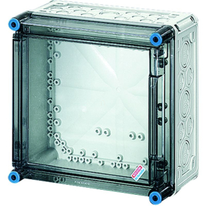   Hensel Mi-0220 üres elosztószekrény átlátszó, zsanéros fedéllel IP65 300x300x182mm