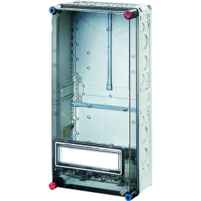   Hensel Mi-2420 fogyasztásmérő szekrény beépítési mélység 146 mm, 1x12x18mm, érintésvédelmi burkolattal ellátott csapófedéllel+tartósín IP65