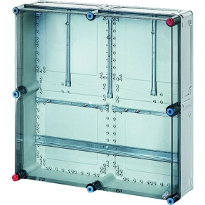   Hensel Mi-2800 fogyasztásmérő szekrény, beépítési mélység 146 mm, kábelbevezetés csak zárófedéllel lehetséges, IP65, 600x600mm