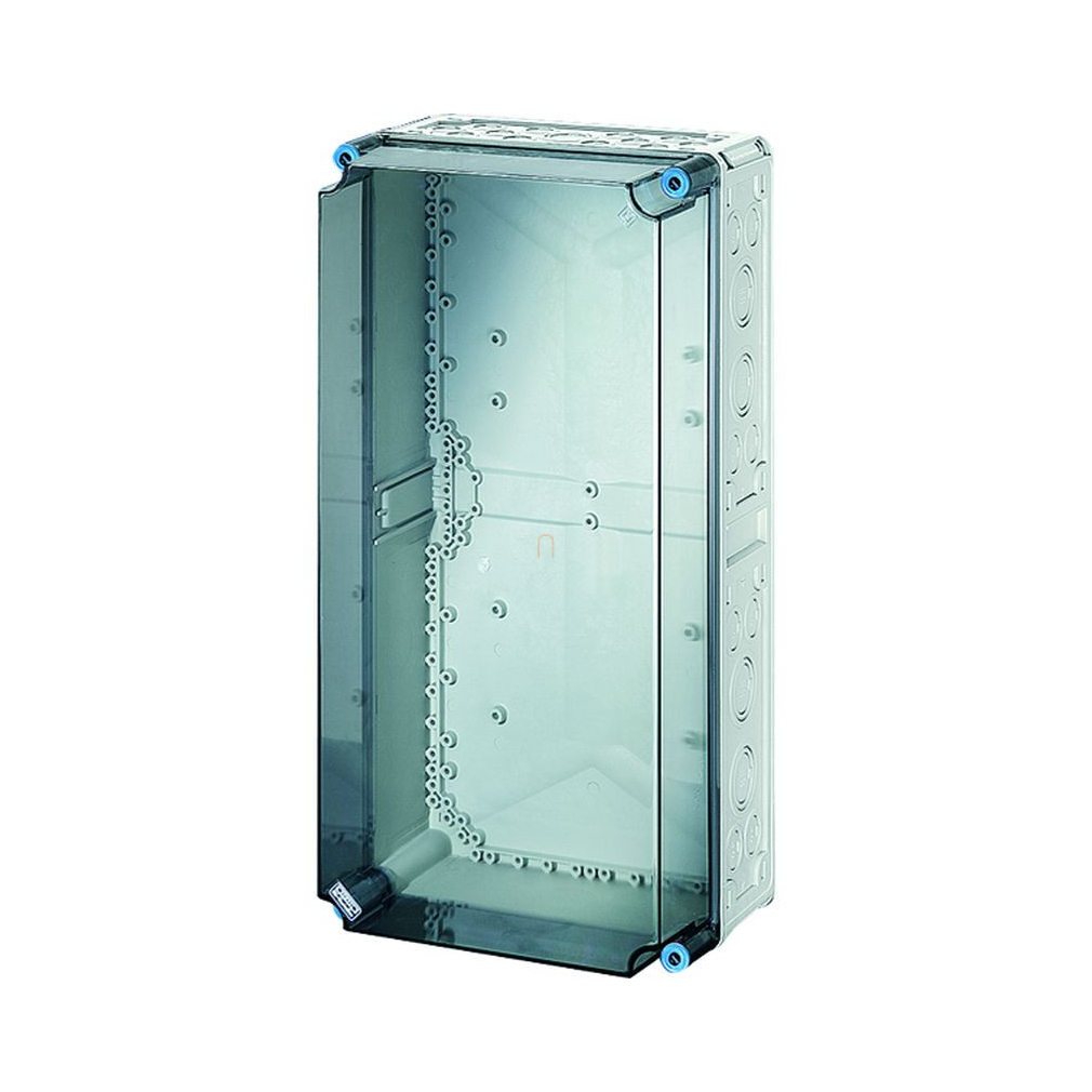 Hensel Mi-0410 üres elosztószekrény átlátszó, magasított fedéllel IP65 300x600x170mm