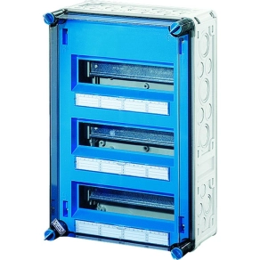   Hensel Mi-1336 kismegszakító szekrény 3x12x18mm osztásegységig, kapcsok nélkül