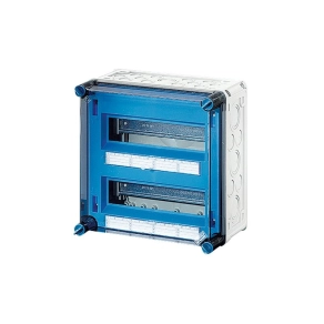   Hensel Mi-1225 kismegszakító szekrény 2x12x18mm osztásegységig, kapcsok nélkül