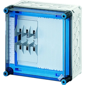   Hensel Mi-6212 NH késes szakaszolható biztosítós szekrény 1xNH3-3p, áthidaló vezetékkel PE és N között, 475/530A