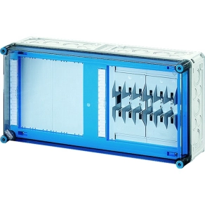   Hensel Mi-6422 NH késes biztosító szekrény 2xNH00-3p, 4-35mm2, gyűjtősín 250A 600x300x170 mm