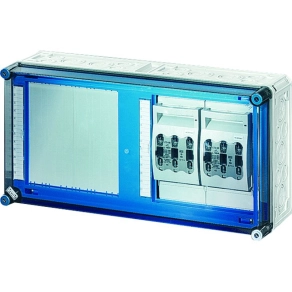   Hensel Mi-6426 NH késes szakaszolható biztosítós szekrény 2xNH00-3p, 4x35mm2, gyűjtősín 250A, 600x300x170 mm