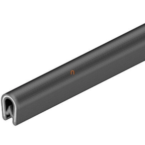   Élvédő 10x14,5x1000mm. befogási tartomány: 0,75-4 mm, fekete RKBA 10 NIEDAX