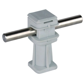   DEHN 204004 Vezetőtartó DEHNsnap műanyag szürke H 36 mm Rd 8 mm-hez M8-as menettel LH DS 8 H36 IGM8 GR