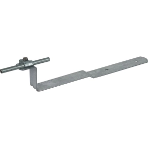   DEHN Tetővezető-tartó DEHNQUICK St/tZn Rd 6-10 mm-hez L 260 mm hajlított támasztólemezzel 202010rnDLH DQ 6.10 H55 L260 GS STTZN