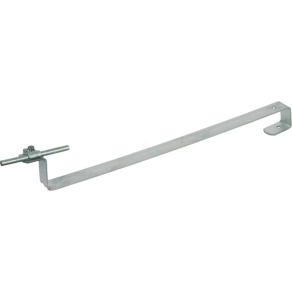   DEHN Tetővezető-tartó DEHNQUICK St/tZn Rd 6-10 mm-hez L 410 mm visszahajtott támasztólemezzel 202080 DLH DQ 6.10 H55 L410 WS STTZN