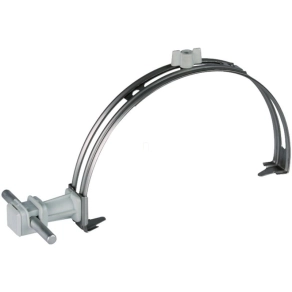   DEHN 204129 Tetővezető-tartó állítható NIRO DEHNsnap-pel H 36 mm műanyag szürke Rd 8 mm-hez DLH DS 8 H36 FG180.280 GR V2A