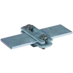   DEHN 284030 Fali laposacél/szalag tartó FI 30 mm-hez St/tZn ovális furattal 6,5x16 mm FBH ZS 30 B6.5X16 STTZN
