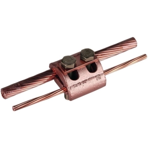   DEHN Párhuzamos összekötő Cu különböző átmérőkhöz Rd 5-12,5 mm / 16-95 mm2 306100 PV 5.12.5 SKM8X45 CU