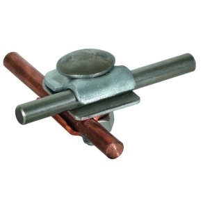   DEHN MMV-kapocs Cu-St/tZn Rd 6-8 mm-hez kapupánt csavarral és anyával 390267rnZMMVK 6.8 FRM10X35 CU STTZN