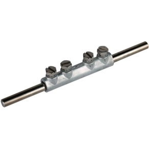   DEHN 385203 Vezetőtoldó ZG Rd 8 mm-hez 4 csavarral M6x10 mm VM 8 SKM6X10 ZG
