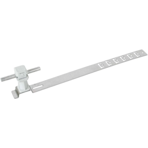   DEHN 204189 Tetővezető-tartó UNIsnap NIRO/műanyag szürke H 36 mm Rd 8 mm perforált támasztólemezzel L 335 mm DLH US 8 H36 L335 GR V2A