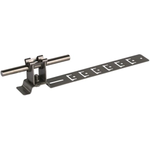   DEHN 206209 Tetővezető-tartó UNIgrip NIRO H 20 mm Rd 8 mm perforált támasztólemezzel L 205 mm DLH UG 8 H20 L205 V2A