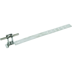   DEHN Tetővezető-tartó UNIgrip NIRO H 20 mm Rd 8 mm perforált támasztólemezzel L 335 mm 206219 DLH UG 8 H20 L335 V2A