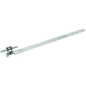   DEHN 206229 Tetővezető-tartó UNIgrip NIRO H 20 mm Rd 8 mm perforált támasztólemezzel L 475 mm DLH UG 8 H20 L475 V2A