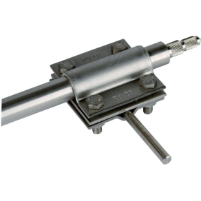   DEHN 610020 Földelőrúd csatlakozókapocs NIRO (V4A) D 20 mm-hez Rd 7-10 mm-hez Fl -40 mm-hez, 35-70 mm2-es sodronyokhoz AK TE 20 7.10 FL40 V4A