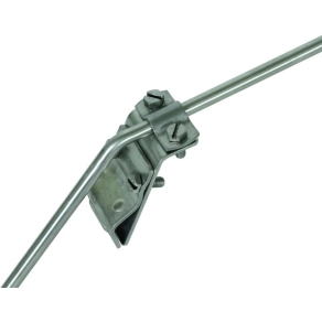   DEHN 338009 Ereszcsatorna kapocs NIRO 13-25 mm-es peremhez kétcsavaros leszorítóval Rd 7-10 mm-hez DRK ZS 7.10 W13.25 V2A