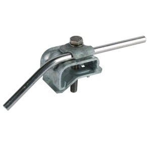   DEHN Ereszcsatorna kapocs St/tZn, 16-22 mm-es peremhez kapocsbakkal Rd 8-10 mm-hez 339100 DRK KB 8.10 W16.22 EST STTZN
