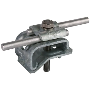   DEHN Ereszcsatorna kapocs St/tZn 16-22 mm-es peremhez kettős leszorítóval Rd 8-10 mm-hez 339110 DRK DUL 8.10 W16.22 EST STTZN