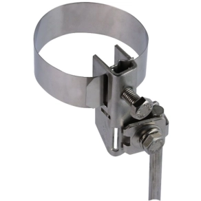   DEHN 540100 Antenna szalagcsőbilincs D 27-165 mm NIRO Rd 6-8/10 vagy 4-25 mm2 csatlakozással BRS 27.165 AK1X10 2X6.8 V2A
