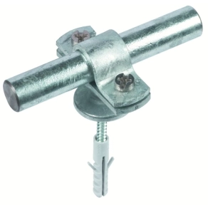   DEHN Rúdtartó fedőlappal Rd 16 mm-hez St-ZG rögzítőanyaggal 275260rnSH ZS 16 KD8X40 STTZN ZG